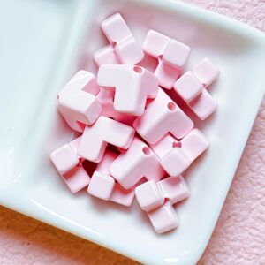 02-light pink / Size is about 12mm, hole diameter is about 2.6mm