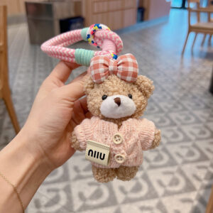Pink light brown bear