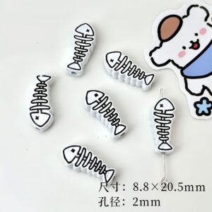 05-white fish bones / Sold by the piece
