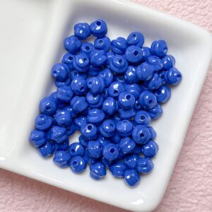 04-sapphire blue / Size is about 5mm, hole diameter is about 1.5mm