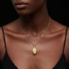 oly-4ee90dc347bdc93edcdb9235dd4f30f2 Wholesale Stylish Electroplating Copper Bottle Pendant Necklace With Rotating Lid Carved Pattern Fashion Accessory For Gift Or Boutique Resale