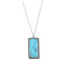 Wholesale Bohemian Geometric Turquoise Pendant Earring And Necklace Set Zinc Alloy Jewelry For Boutique Resale And Party Wear