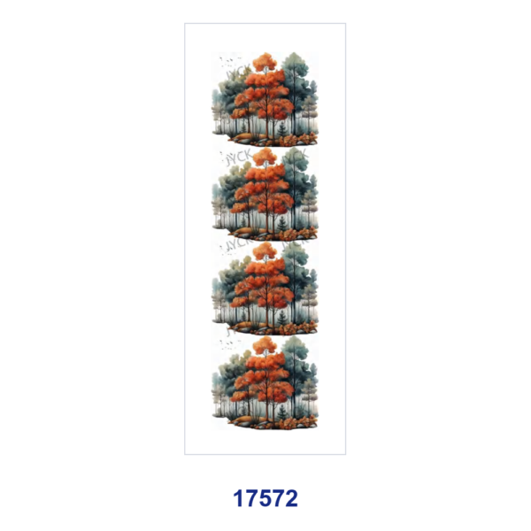 Wholesale 2/8/16pcs Autumn Fall Forest Maple Pumpkin Pen and Bookmark Stickers UV DTF Wraps