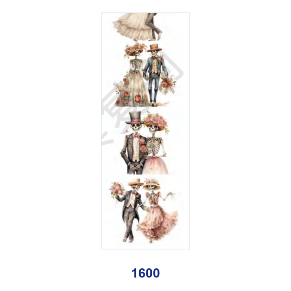 oly-4f2dddfc7e515b8a2a13aeb2d593fad7 Wholesale 2/8/16pcs Funny Skeleton Couple Rainbow Quote Print Pen and Bookmark Stickers UV DTF Wraps OLY Exclusive