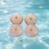 Wholesale Large Half Peeled Lychee Resin Keychain Charm DIY Bag Accessory Craft Supply