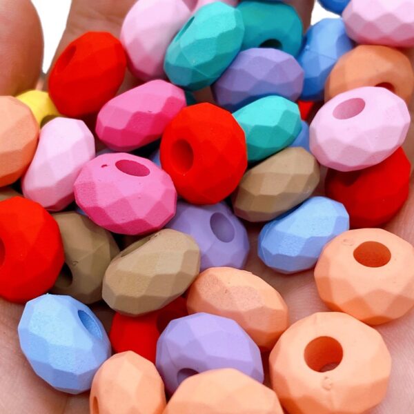 oly-4fb38e75005d534482693bb040d67dd2 Wholesale Acrylic Faceted Abacus Spacer Beads Light Blue Large Hole for DIY Phone Strap Hair Accessory Necklace Jewelry Making