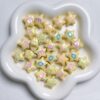 Wholesale Hand-Painted Faceted Five-Point Star Acrylic Loose Beads DIY Phone Charm Keychain Accessory, Stylish Gift for Resale