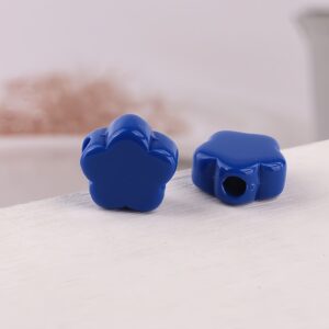 04-sapphire blue / Size is about 14mm, hole diameter is about 3.9mm