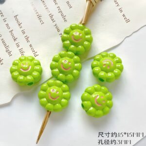 08-fruit green / See pictures for size (sold by the piece)