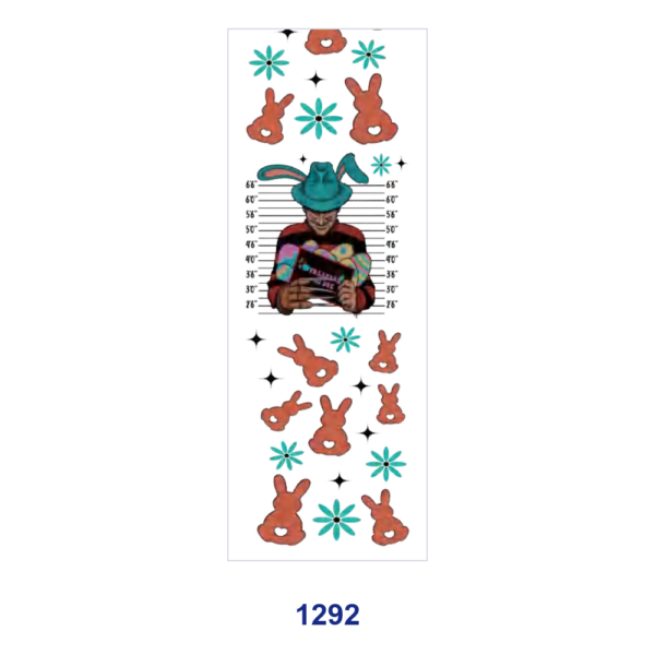 oly-50ecd4ef4dd20feffeb784278159c8d6 Wholesale 2/8/16pcs Spooky Movie Character Easter Bunny Floral Festive Quote Art Print Pen and Bookmark Stickers UV DTF Wraps OLY Exclusive