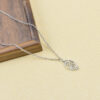 oly-50f74348a8c7e1fdeff9e2e7d2b78fc5 Wholesale Plated Zinc Alloy Leaf Pendant Earrings And Necklace Set Korean Minimalist Hollow Out Style Fashion Jewelry For Women