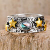 oly-51d3b9c3109768e11c63d1ab36969920 Wholesale Vintage Star Moonstone Ring For Women Silver Tone Alloy Fashion Jewelry Accessory Everyday Gift