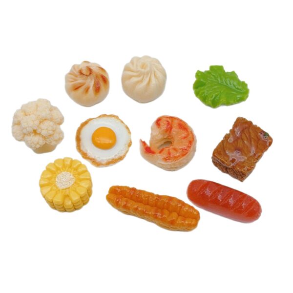 oly-52524542b745f8b75e6e1d8d21e975a2 Wholesale Resin Breakfast Food Charms DIY Accessories Hong Kong Dim Sum Baozi Youtiao Keychains for Bags and Car Keys
