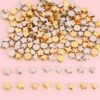 oly-525c187cc3e196792a0b7ed9bf8ddd24 Wholesale Gold Electroplated Acrylic Heart & Star Spacer Beads for DIY Jewelry Making, Fashion Accessory, Gift and Boutique Resale