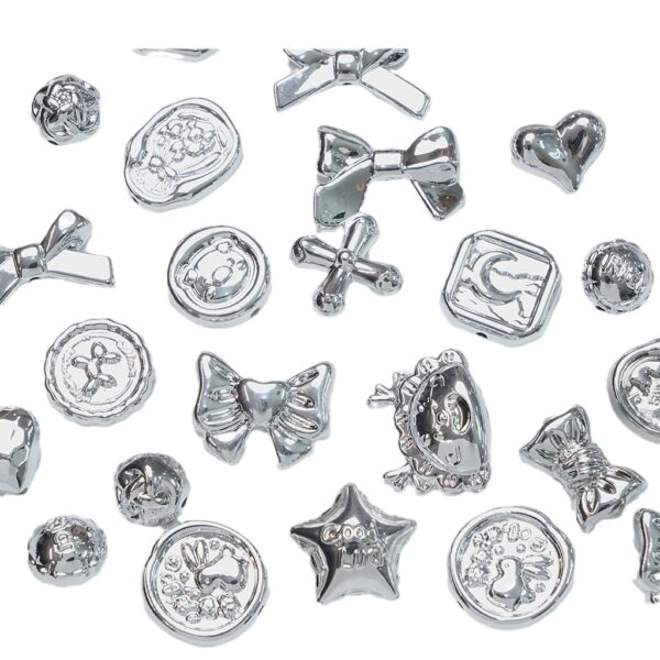 oly-5287735f08c27a13a7ebbbfd955adf5f Wholesale Silver Tone UV Plated Acrylic Cross Star Heart Beads Vintage Punk DIY Bracelet Jewelry Making Accessory Gift