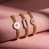 oly-52cbf7c859713b5783f94a6e937924a5 Wholesale Heart Star Cuban Chain Bracelet Tone Copper Elastic Woven Rope Unisex Everyday Gift