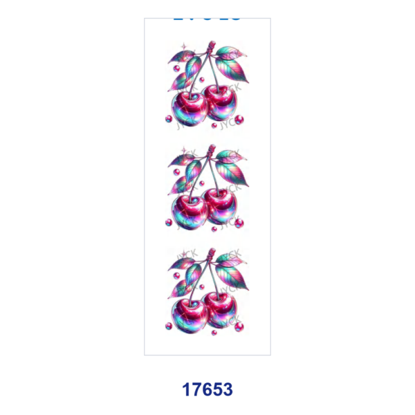 oly-5302bd5c04bae4a42a9ba9681c61085b Wholesale 2/8/16pcs Summer Fruit Bow Strawberry Lemon Cherry Pen and Bookmark Stickers UV DTF Wraps
