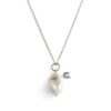 oly-530c4d90ab10f7258bcf998b40d5f3bf Wholesale Electroplated Copper Irregular Baroque Pearl Necklace With Spike Pendant Fashion Accessory For Women Gift