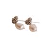 oly-5369feef351b0e1c3bb2259677170b0f Wholesale Valentine S Day Pearl Necklace And Earring Set Gilt Copper Fashion Accessory For Everyday Wear