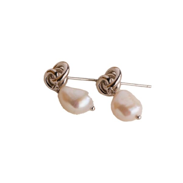 oly-5369feef351b0e1c3bb2259677170b0f Wholesale Valentine S Day Pearl Necklace And Earring Set Gilt Copper Fashion Accessory For Everyday Wear