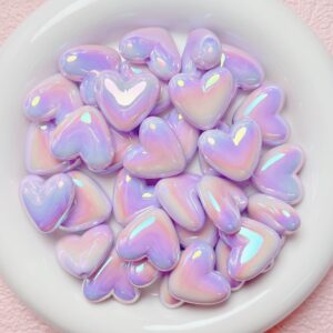 06-light purple / The size is about 23*21mm, the aperture is about 2.6mm