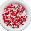 Wholesale Hand-Painted Acrylic Loose Beads Cream Candy Style Sapphire Blue for DIY Jewelry Making Craft Supply