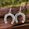 oly-53f596f1c116d05a0927e68340f9cc60 Wholesale Retro Horseshoe Earring And Necklace Set Zinc Alloy Electroplated Chic Boutique Jewelry Accessory