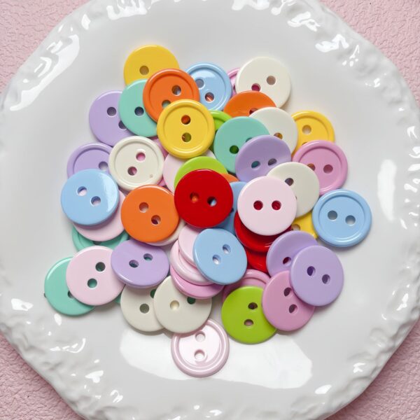 oly-540c9f3fceb481b43fad2d2e844ad38f Wholesale Acrylic Baking Paint Button Beads Light Blue Loose Beads for DIY Jewelry Making Bracelet Necklace Craft Supply