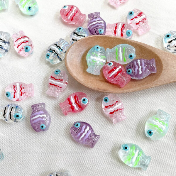 oly-540f5239ef10bb687d327e72448699f3 Wholesale Cute Black and White Hand-Painted Loose Glass Beads for DIY Jewelry Making Bracelet Necklace Craft Supply Gift