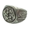 oly-54cc83672a853d5cdde07ff147be69b8 Wholesale Vintage Viking Eagle Carved Ring Unisex Alloy Fashion Accessory
