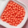 oly-54e668d3733c7753571656def1ca6959 Wholesale Dopamine Color Acrylic Beads 6mm Rice White Baking Paint for DIY Phone Charms, Keychains, and Car Hanging