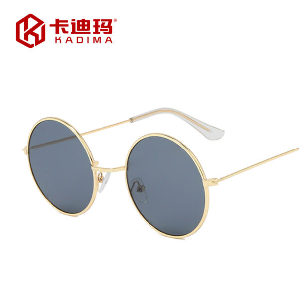 oly-54fa5b39306ec5315462f7085e6d4091 Wholesale Vintage Round Sunglasses Men Gold Frame Pink Lens Wedding Groomsmen Gift