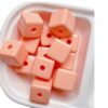 oly-551fe9ff609218715ce3045fd8b5db0a Wholesale Chic Acrylic Cube Beads 15mm Light Gray Baked Paint Large Hole for DIY Phone Chain Jewelry Craft
