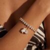 oly-554495593e8a6ddc57c4da61e18077c3 Wholesale Trendy Geometric Zircon Animal Bracelet Stainless Steel Electroplated Women S Fashion Jewelry Accessory Gift For Boutique Resale