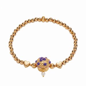 Cupcake stretch bracelet