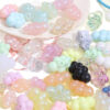 Wholesale White Chubby Cloud Acrylic Loose Beads for DIY Phone Charm Jewelry Making Keychain Accessories