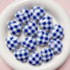 Wholesale Acrylic Plaid Heart Loose Beads DIY Jewelry Making Phone Charm Bracelet Craft Supply
