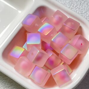 06-Pink / The size is about 12mm, the aperture is about 2.4mm