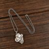 Wholesale Gold Plated Skull Necklace Vintage Cowboy Punk Trendy Jewelry Accessory