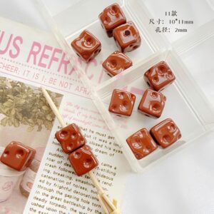 10-coffee color / See pictures for size (sold by the piece)