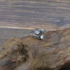 Wholesale Vintage Bohemian Moonstone Design Spoon Shaped Open Ring Antique Silver Finish Zinc Alloy Unisex Jewelry Accessory