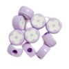 Wholesale Two-Tone Four Leaf Clover Acrylic Beads Oil Drip Painted Large Hole DIY Phone Charm Craft Supply