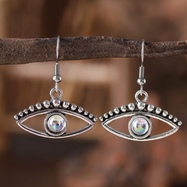 oly-567b1e1c59e0f17bec1fa2219ff90330 Wholesale Evil Eye Zircon Earring And Necklace Set Zinc Alloy Chic Jewelry Accessory For Women Gift