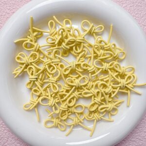 03-yellow / The size is about 25*18mm, the hole diameter is about 2mm (sold by piece)