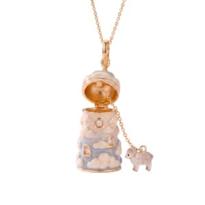 Sheep tower necklace