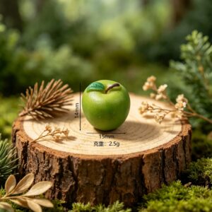 3d green apple