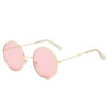 oly-57143750a0cb6dabbcd7ad7fd2069333 Wholesale Vintage Round Sunglasses Men Gold Frame Pink Lens Wedding Groomsmen Gift