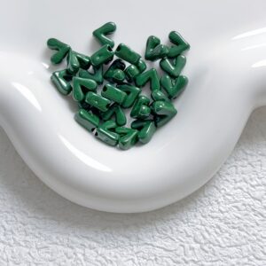 14-green / Size is about 8mm, hole diameter is about 1.4mm