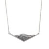 oly-5758d451ef08d6bbae84312773d8359c Wholesale Mountain Valley Triangle Pendant Necklace Antique Silver Zinc Alloy Fashion Accessory Boutique Resale Gift