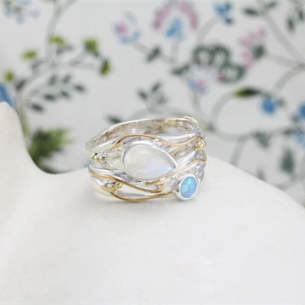 oly-575c5355706d70349ead1cf307881715 Wholesale Electroplated Alloy Geometric Hollow Bohemian Women S Ring Vintage Style Fashion Jewelry Gift For Everyday Wear